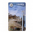 Набор карандашей цветных акварельных Lyra, шестигранные, 3.3 мм, 12 штук, металлическая коробка