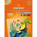 Альбом Canson, склеенный, 10 листов, 185 гр/м2, 24 x 32 см, цветной