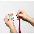 Бейдж Durable Visitor Badge, на листе А4, 97 х 86 мм, 100 штук