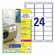 Этикетки Avery Zweckform TripleBond, полиэстер, L, белые, 63.5 x 33.9 мм, 480 штук