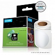 Этикетки бумажные Dymo, для принтеров Label Writer, для CD/DVD, 57 мм х 57 мм, 160 штук, белые