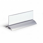 Бейдж настольный Durable De Luxe, 61 x 210 мм, акрил/алюминий