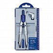 Готовальня Staedtler Noris, 3 предмета, циркуль с рег. колесом, адаптер, грифели, пластик футляр