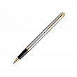 Ручка-роллер Waterman Hemisphere Essential Stainless Steel GT, толщина линии F, позолота 23К