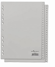 Разделитель Durable, цифровой 1-52, А4, табуляторами, на 52 раздела, перфорация, полипропилен