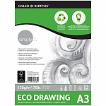 Альбом Daler Rowney Simply Eco, для рисования, 120 гр/м2, 50 листов