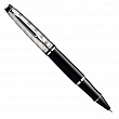 Ручка-роллер Waterman Expert Deluxe Black CT, толщина линии F, палладий