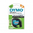 Картридж Dymo, с лентой, для принтера LetraTag, прочная, пластик, черный шрифт, 12 мм х 4 м, блистер