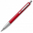 Ручка шариковая Parker Vector Standart T01 Red CT, толщина линии M, легированная сталь