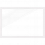 Доска стеклянная магнитно-маркерная Askell Lux, с внутренними креплениями, 40 х 60 см