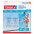 Крючок самоклеящийся tesa, для стеклянных поверхностей, до 1 кг
