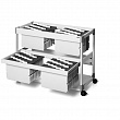 Тележка Durable Multi Duo, для подвесных папок, до 200 штук, А4, Folio, Foolscap, 897 x 715 x 432 мм